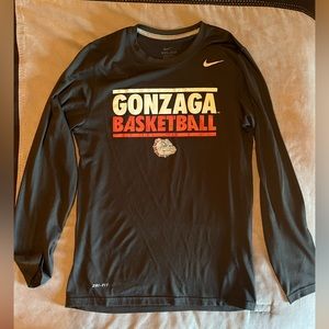 GONZAGA BASKETBALL NIKE DRI-FIT LONG SLEEVE, small
